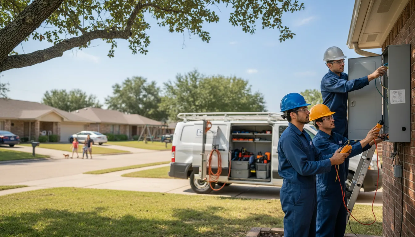 Certified electrician providing emergency electrical services in Parker, KS